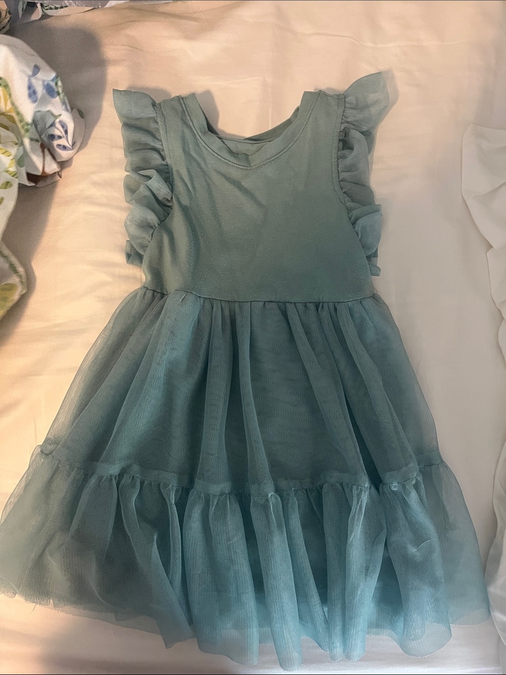 Aqua blue dress
